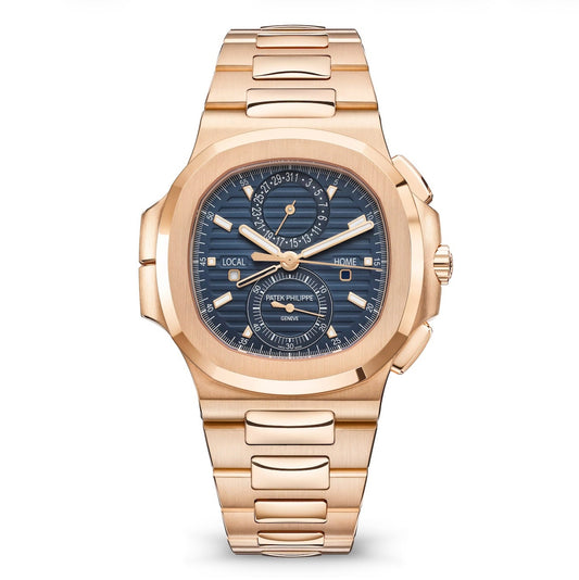NAUTILUS 5990/1R-001 FLYBACK CHRONOGRAPH. TRAVEL TIME.